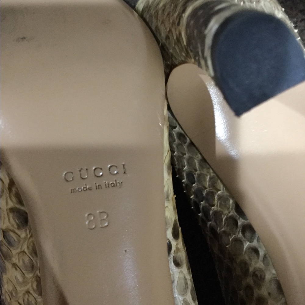 Gucci Python Pumps Size 8b - image 5